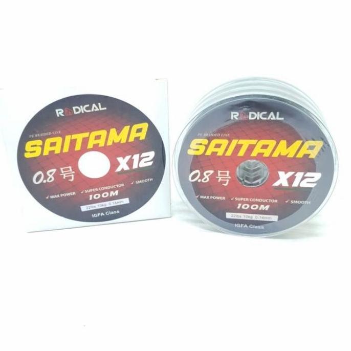 SENAR PE SAITAMA X12 100M CONECTING RDM27