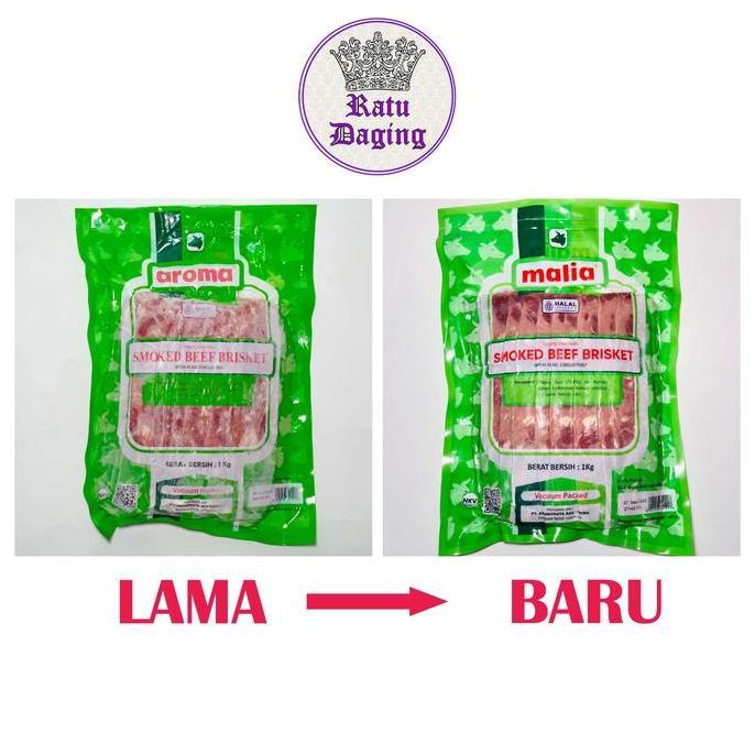 Aroma Beef Bacon / Smoked Beef Brisket @1kg