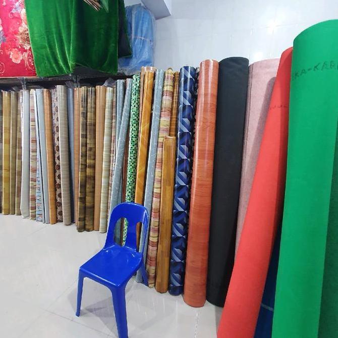 Karpet Lantai Bulu Beludru Polos Meteran Lbr 2m Dekorasi Panggung Karpet Bulu Sarang Walet