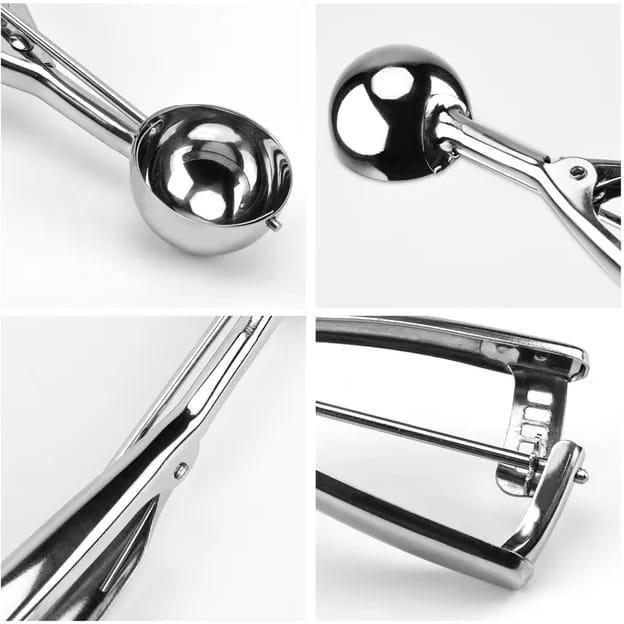 Bebasaja- Sendok Es Krim Ice Cream Scoop Stainless Steel / Scoop Ice Cream 5Cm & 6Cm / Alat Skop Es 