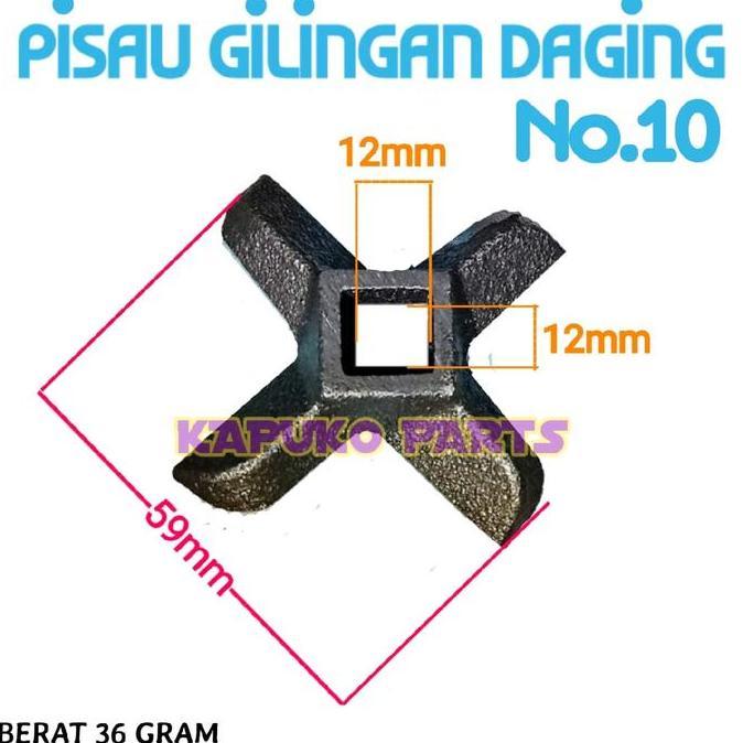 New- No.10 Pisau Gilingan Daging Untuk Mesin Gilingan Daging Besi Kitchenware