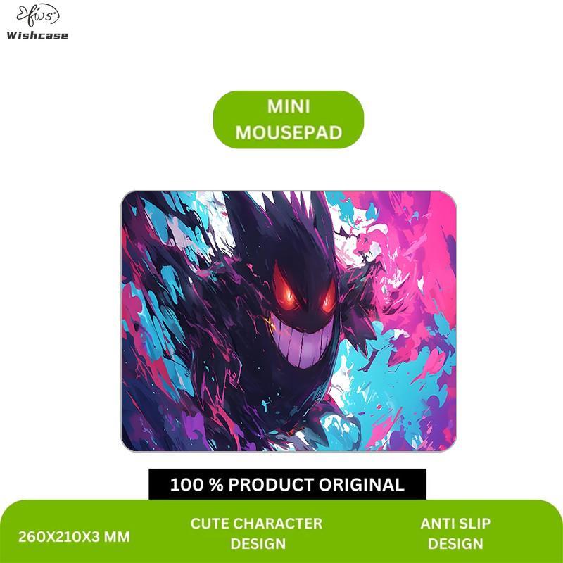 Cartoon Mousepad Gaming Mousepad Deskmat Keyboard Pad Mousepad Anti Slip Gengar And Pikachu Wish Mou
