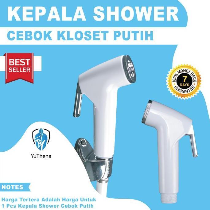 Kepala jet shower Putih-kepala shower cebok semprotan cebok