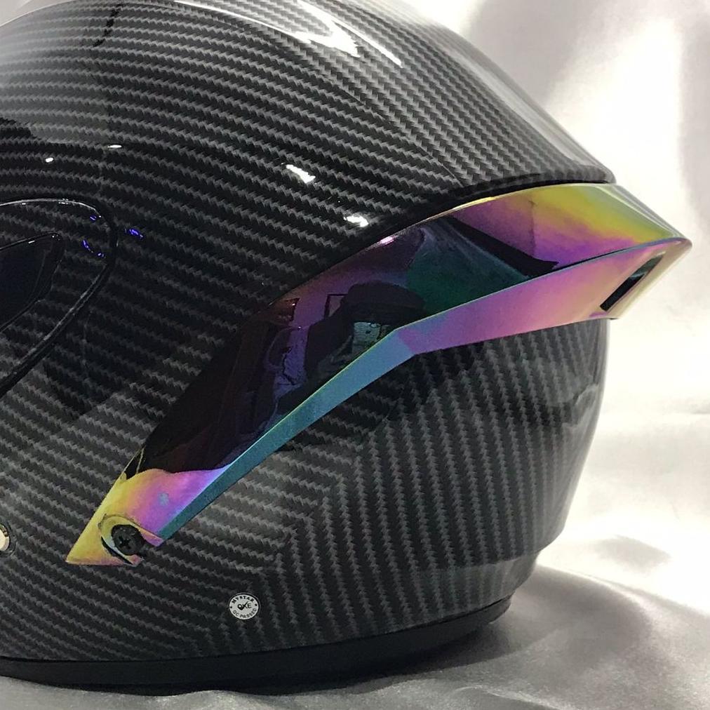 terbaru spoiler helm / spoiler helm kyoto / spoiler rsv lengkap dengan baut / spoiler lem 3m untuk s
