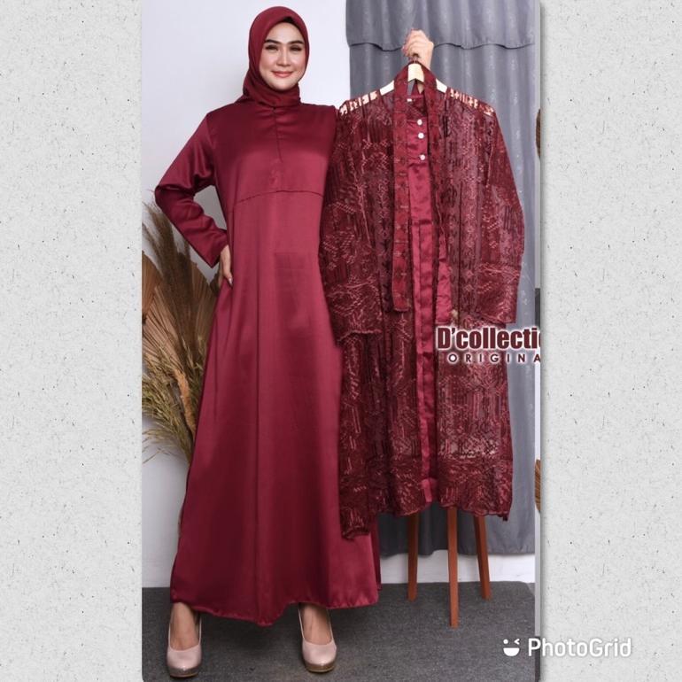 EXCLUSIVE GAMIS PESTA OUTER LEPAS PASANG/SET GAMIS PESTA MEWAH/GAMIS PESTA JUMBO/GAMIS KONDANGAN/OUT