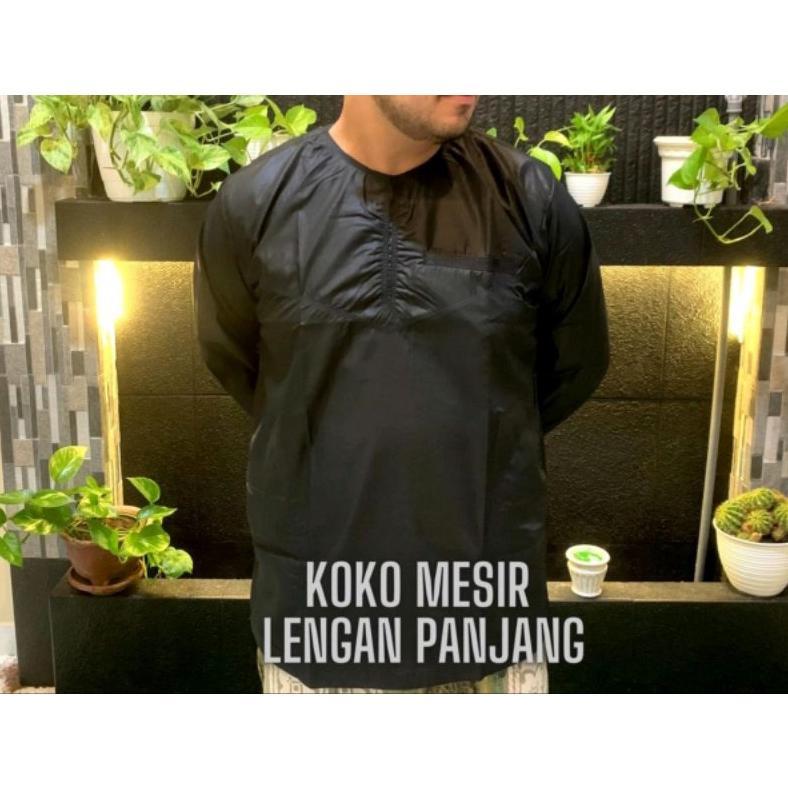 HEMAT KOKO MESIR LENGAN PANJANG | KOKO DOBBY | KOKO POLOS | KOKO TANPA KERAH | KOKO SALAF