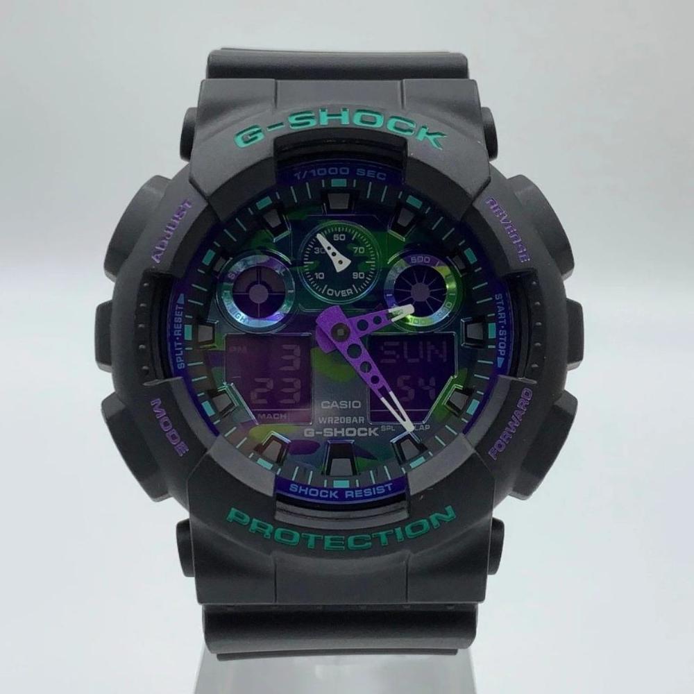 Termurah Caslo G-Sh0Ck Jam Tangan Pria Dengan Format Analog Digital Ga-100Bl-1A Garansi 1 Tahun Hadi