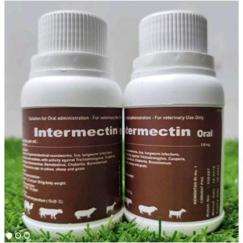 Intermectin Oral 100 Ml Obat Scabies/Gudik Untul Hewan Ternak