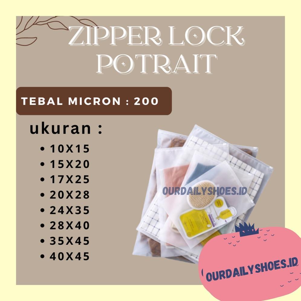 [ODS] Zipper Bag Plastik Zip Lock Tebal