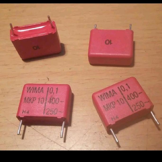 CAPAXITOR MKP10 0.1 0.1 UF 0.1UF OR 100 NF 100NF 100N 400V WIMA BBM27