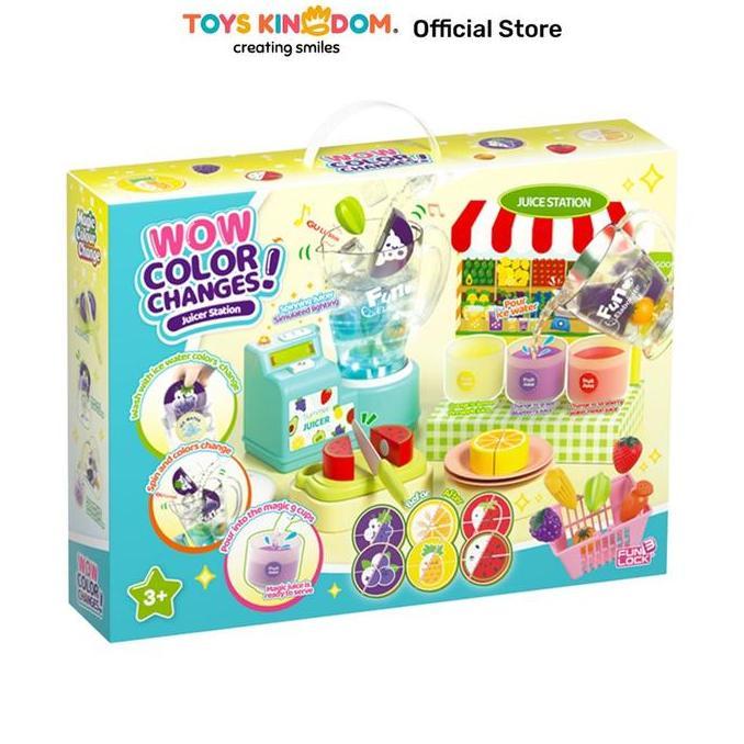 Toys Kingdom Pretty Missy Set Wow Color Changes Juicer Station - Mix Toys Kids Toy Set Mainan Imajin