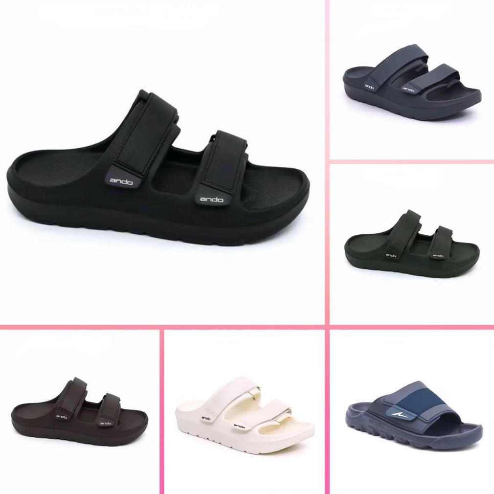 HOT PRODUCT Sandal Ando Gemoy , Humble , Gentle, Hits Pria Selop Karet Original  Casual 38-43