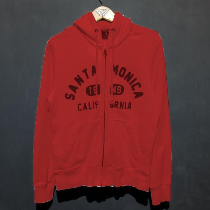 CUCI GUDANG Jaket Hoodie WHO AU California Texs Santa Monica Pink Pria Wanita Premium High Quality