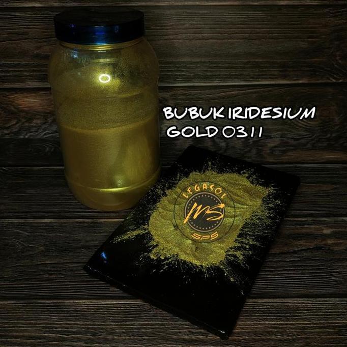 Powder Pearl Iridesium GOLD 0311 (U/Nail Art, Slime, Dekorasi, Sablon, Resin, Henna, Cat, Kerajinan 