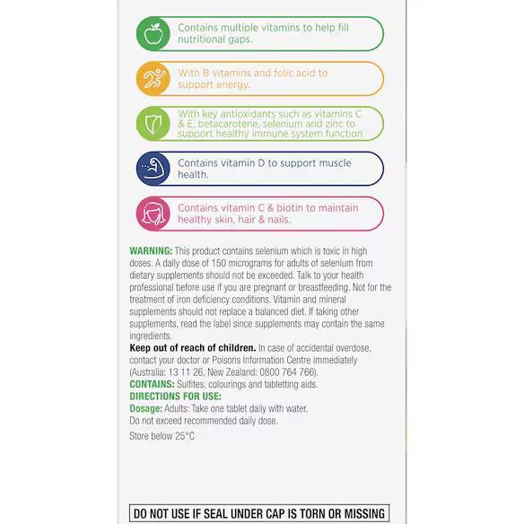 Centrum Advance Adult Daily Multivitamin Supplements 100 / 120 Pack