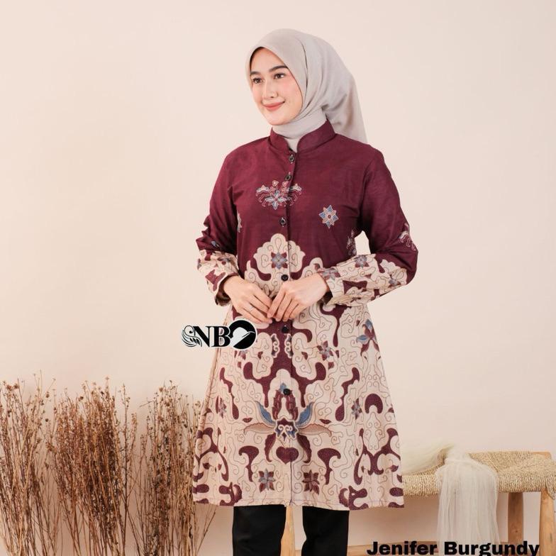 Sale Tunik Batik Wanita Modern Atasan Baju Batik Wanita Drees Batik Wanita Premium