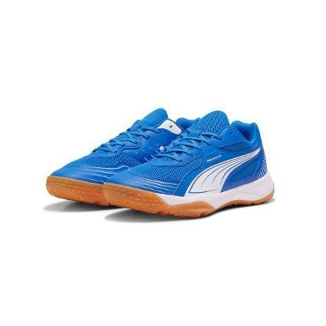 PUMA Sepatu Olahraga Indoor Unisex Tenis Padel Badminton Solarflash III warna PUMA Team Royal-PUMA W