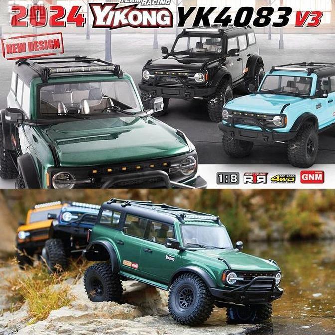 YIKONG YK4083 V3 RC CRAWLER 1:8 RTR WITH LIPO 3S 11.1V 6000MAH RC CAR REMOTE CONTROL IM27