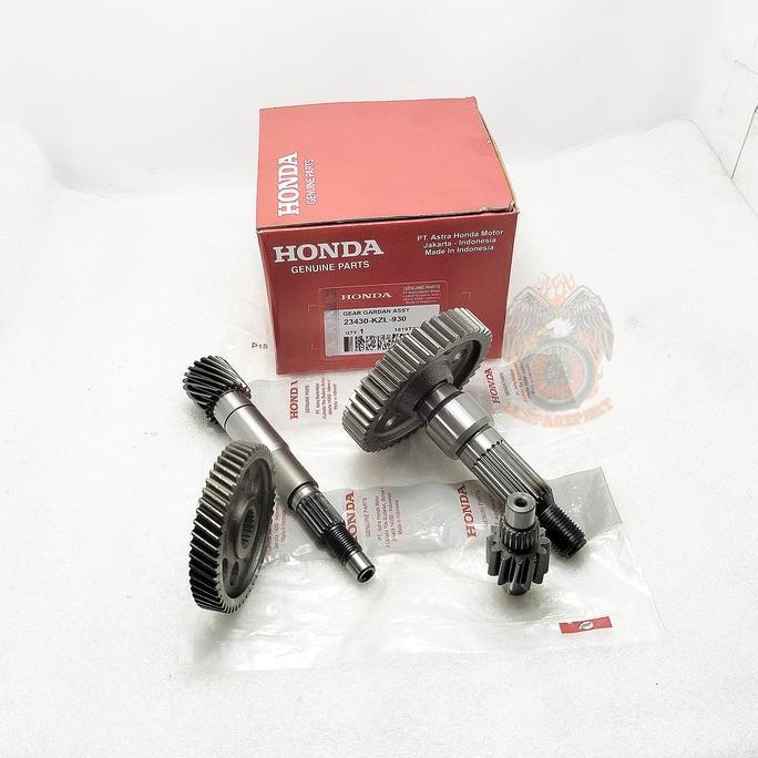 Gear Rasio Set Honda KZL Gi Rasio Assy Asli Orinal Beat FI Spacy FI Scoopy FI Vario 110 FI Presisi B