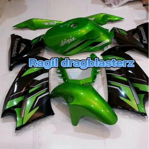 full cover body new ninja rr hijau 2015