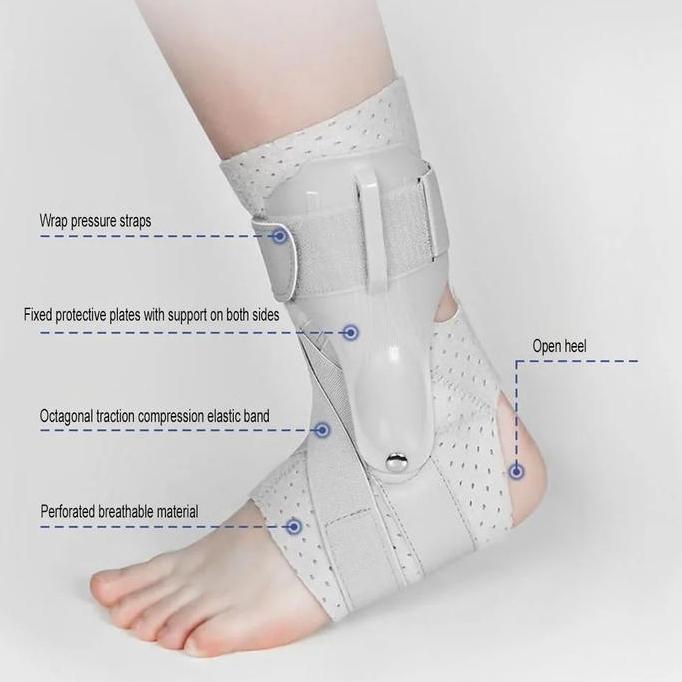 7122 AOLIKES ANKLE FIXATION SUPPORT PROTECTIVE PLATE DEKER ENGKEL KAKI OLAHRAGA PENYEMBUHAN (TERBAIK