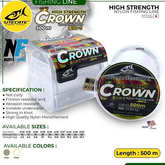 ferdinanecer - Senar Pancing Utecate UTC Crown 500 m IGFA Murah Harga Grosir