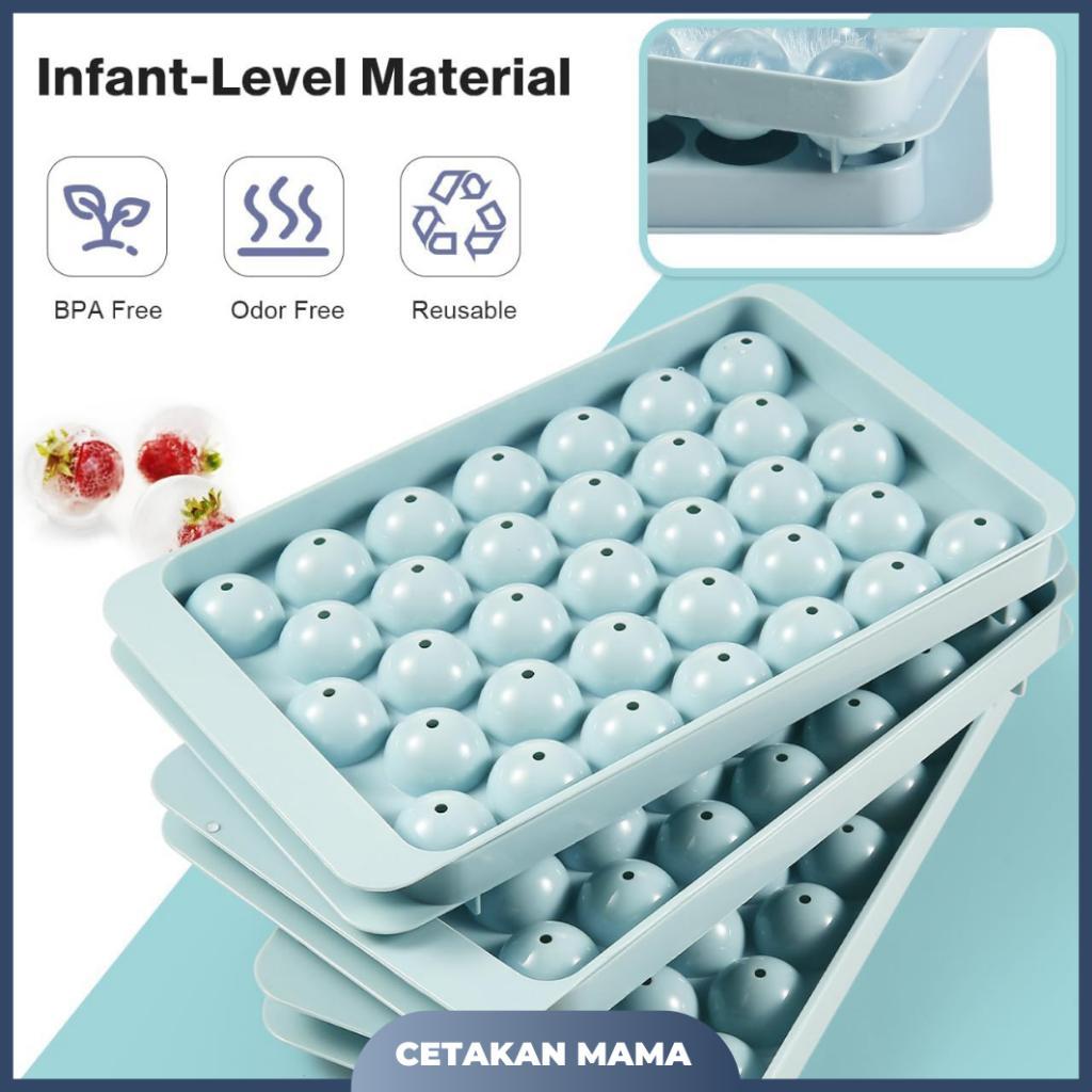 Cetakan Jelly Ball Jumbo Besar Jelly Bulat Buah Agar Es Batu Jumbo Telur Puyuh 33 Cetakan Bulat Roun