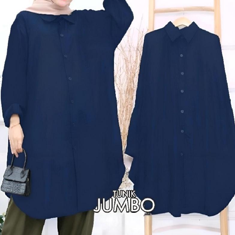 TERMURAH NEW PRODUCT  TUNIK POLOS WANITA // TUNIK POLOS JUMBO KATUN LD 125