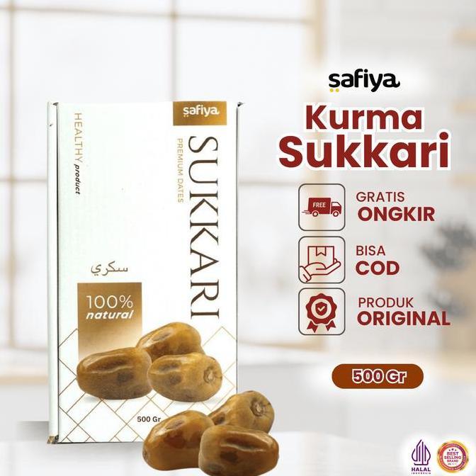 Kurma Sukari 500 Gram Korma Lembut Manis Legit Premium Allshop