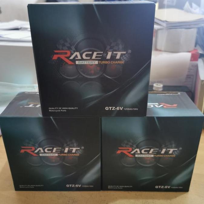 AKI BATERAI KERING RACE IT GTZ6V/YTZ6V VARIO NMAX AEROX GRS 6 BLN 6AH
