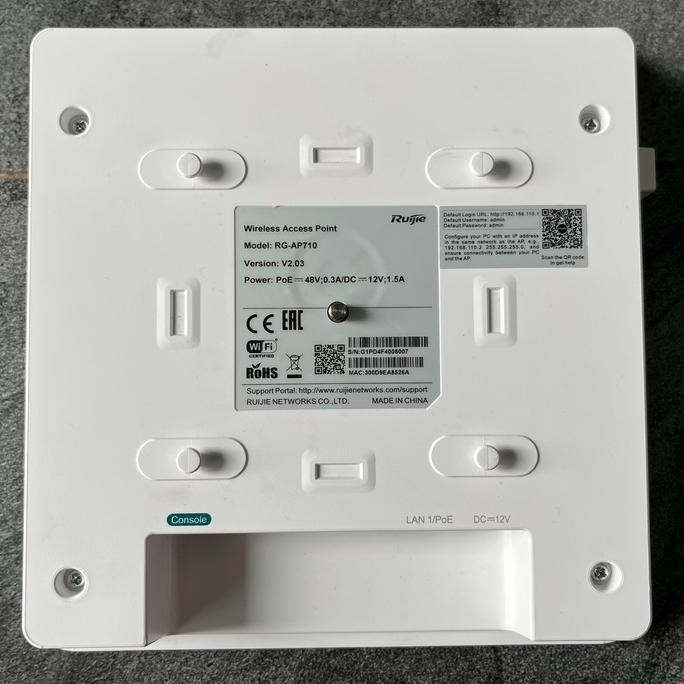 RUIJIE Wireless Access Point RG-AP710 802.11ac Dual Band