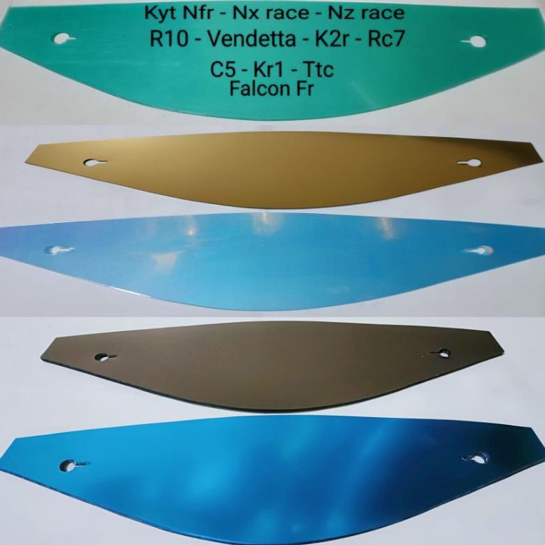 Tear Off Helm Kyt Ttc Nfr Nxrace Nzrace R10 K2R Rc7 C5 Kr1 Vendetta Falcon