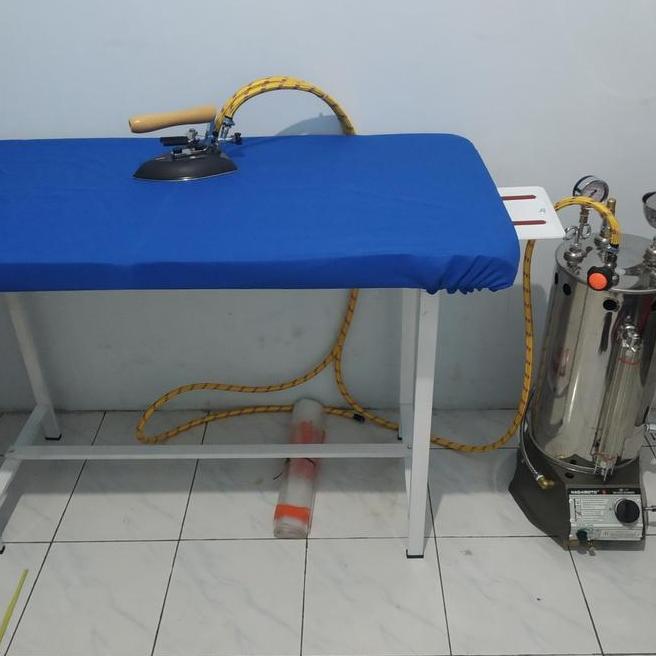Meja Setrika Uap Rangka Besi Lipat