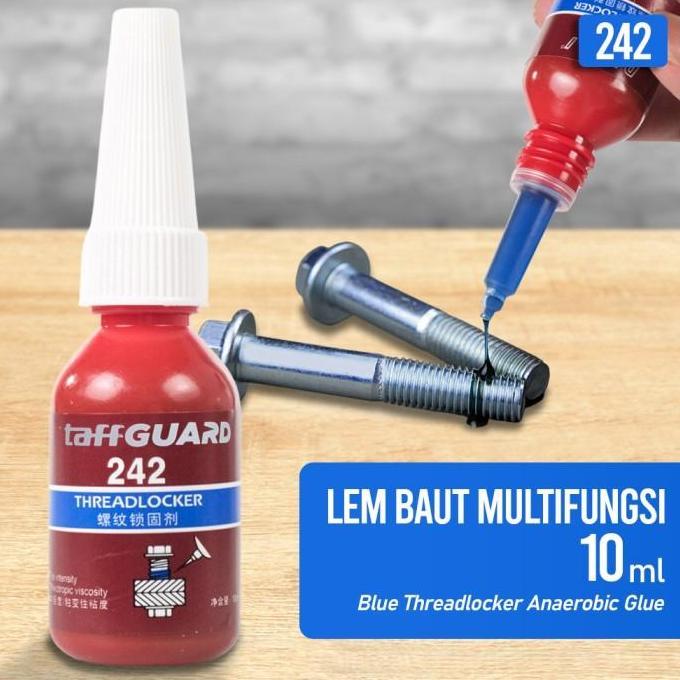 SWALLOWTAIL Lem besi baut skrup agar tidak gampang lepas anti karat korosi / Detai 242 243 Lem Baut 