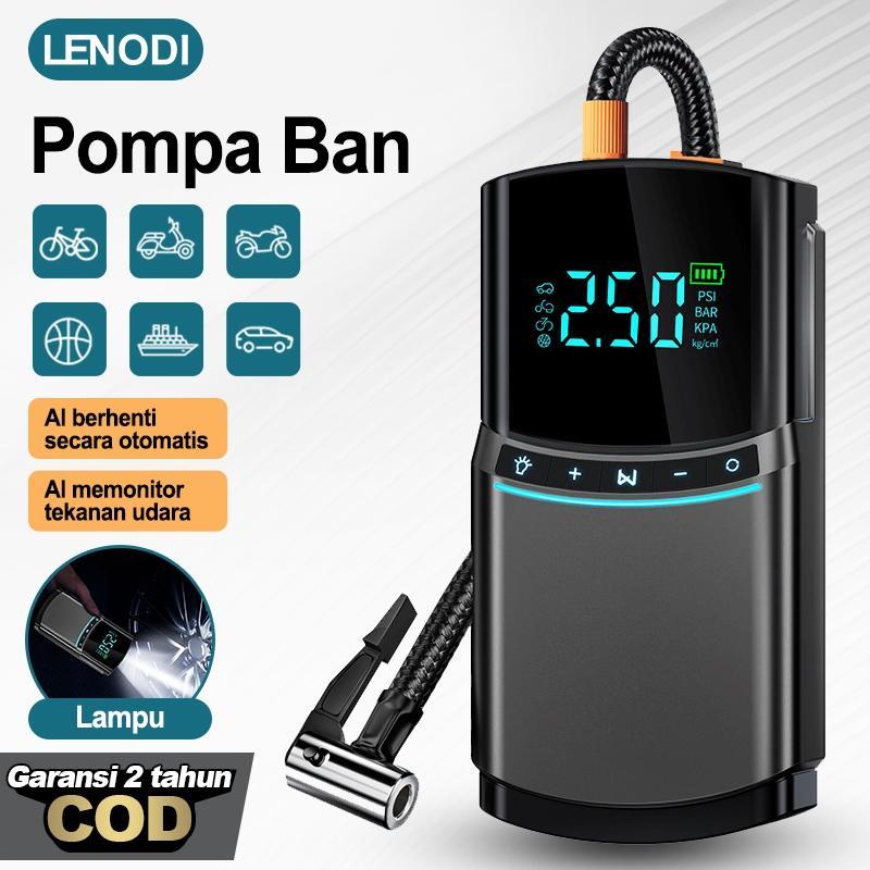 Pompa Ban Mobil Elektrik /Pompa Elektrik 2 In 1 Ban Portable Multifungsi Inflation Pump Bisa 10000Ma
