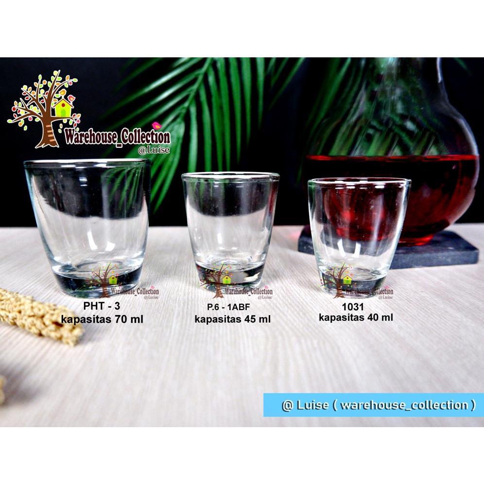 Gelas Sloki / Shot Glass / Sloki Glass / isi 3 biji