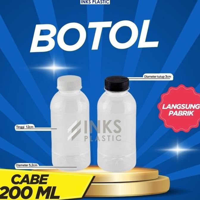 Baru- Botol Cabe 200 Ml Botol Plastik 200Ml Cabe