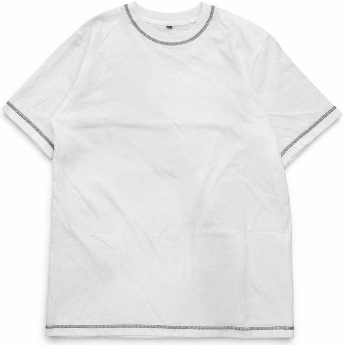 Riore- Mono Vol 1 Basic Kaos Pria Hitam Putih Desain Sederhana Nyaman Sehari-Hari Bahan Cotton Combe