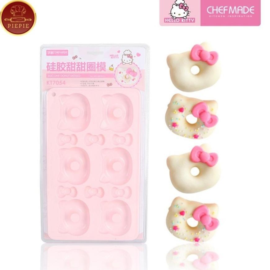 Cetakan Donat Hello Kitty / Silicone Donut Mould Chefmade / cetakan donat karakter - KT7054