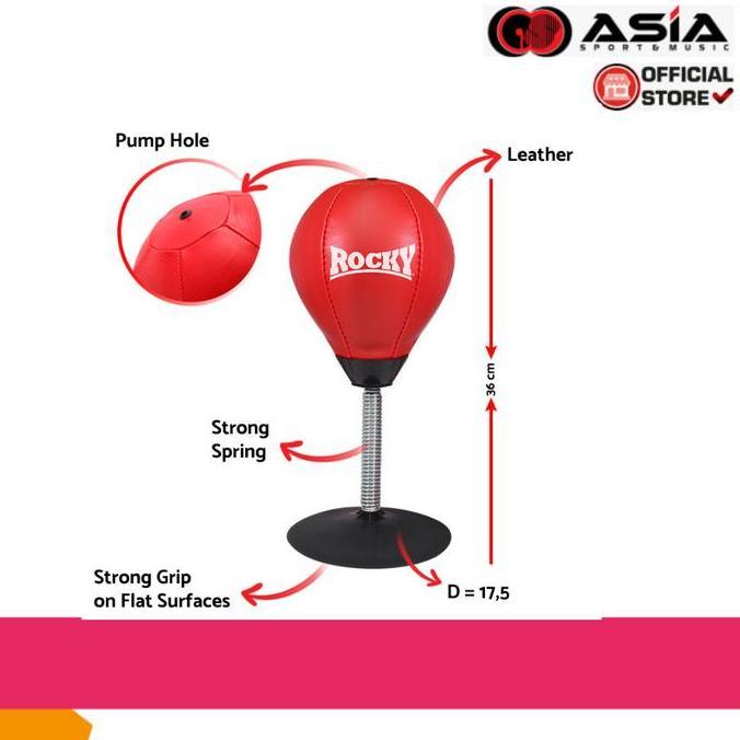 Punching Ball Rocky Mini (+Stand) | Bola Tinju | Ball Boxing RPB-04