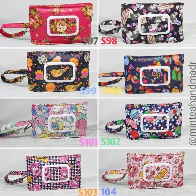 Mintea Tisue Cover 2in1 Tempat Tisu Basah Kering Bayi Flip Waterproof KS