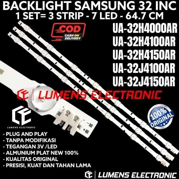 BACKLIGHT TV LED SAMSUNG 32 INC UA 32H4000 32H4100 32H4150 32J4150 UA32H4000 32J4100 UA32H4100 UA32H