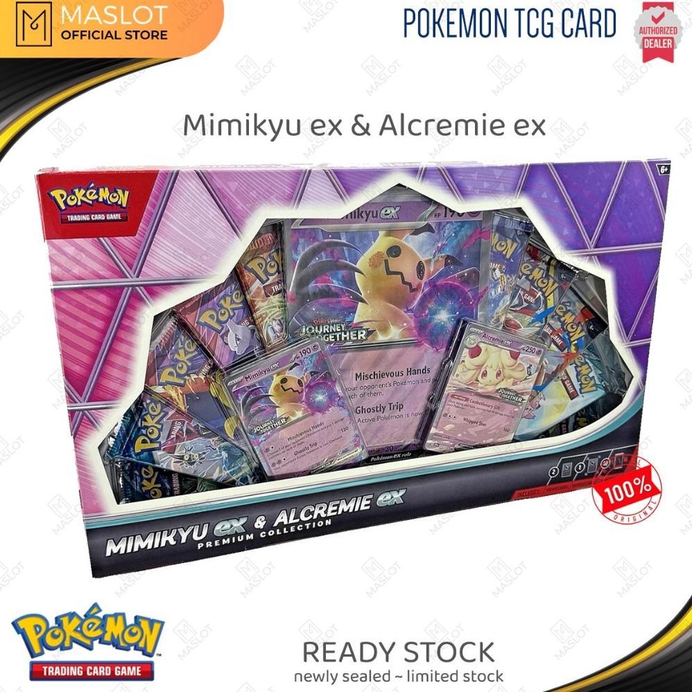 Promo Pokemon Tcg: Exclusive Special Collection Mimikyu Ex Dan Alcremie Ex Premium Collection Box