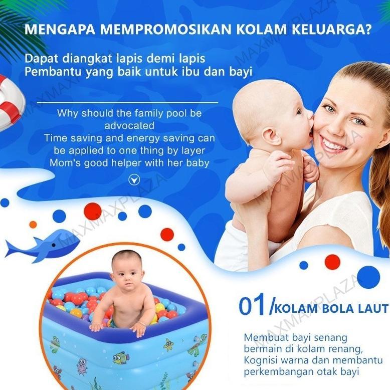 HEMAT 181CM/210CM KOLAM RENANG ANAK POMPA/KOLAM RENANG ANAK KOLAM RENANG ANAK JUMBO KOLAM RENANG ANA