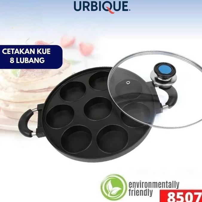 abrielmart- URBIQUE - CETAKAN KUE PUKIS / LOYANG PAN CAKE CETAKAN KUE PUKIS BOLU DONAT Tahan Panas u