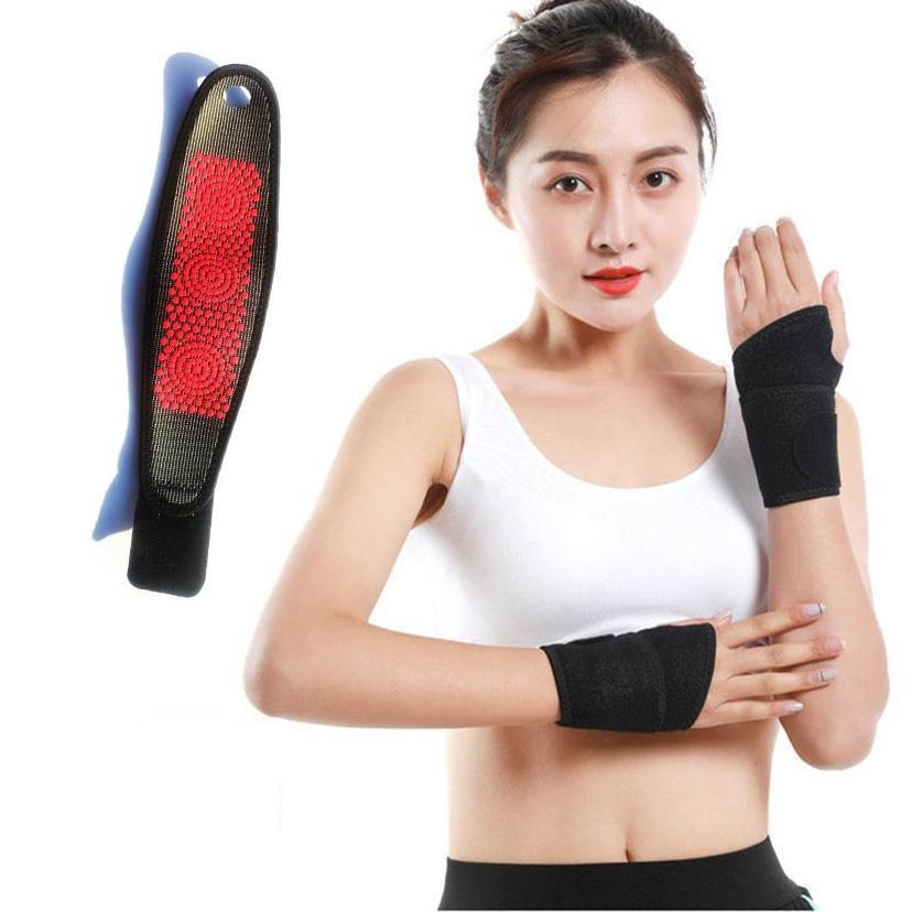Alat Terapi Deker Pergelangan Tangan Magnetik Pelindung Wristband Deker Terapi Pelindung Pergelangan