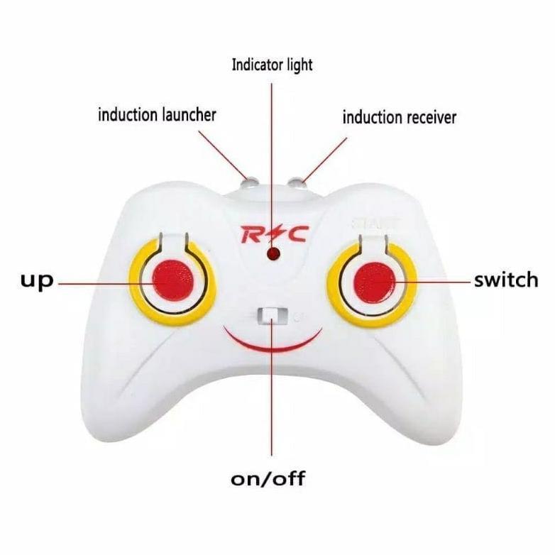 garansi mainan helikopter remote control dan sensor tangan usb cas / mainan anak pesawat terbang rc