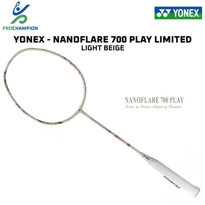Raket Badminton Yonex Nanoflare 700 Play Limited Light Beige