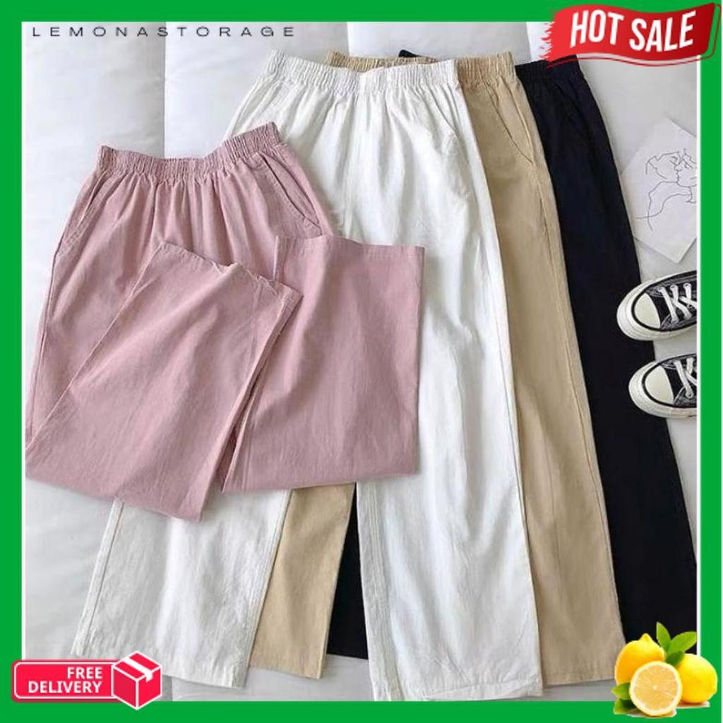 Terlaris Kulot Linen Mery Saku Belakang Fuul Kolor Nyaman