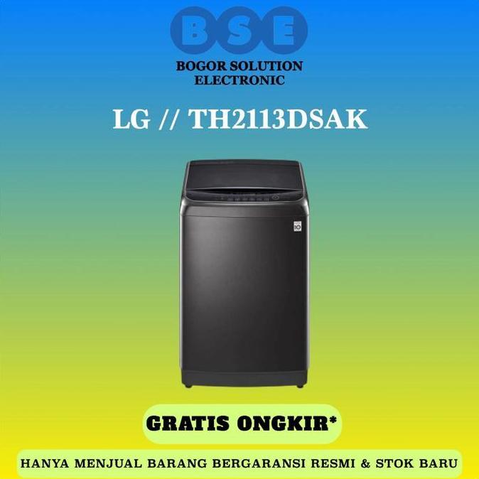LG MESIN CUCI 13 KG | TH2113DSAK | MESIN CUCI TOP LOADING 13KG - LG